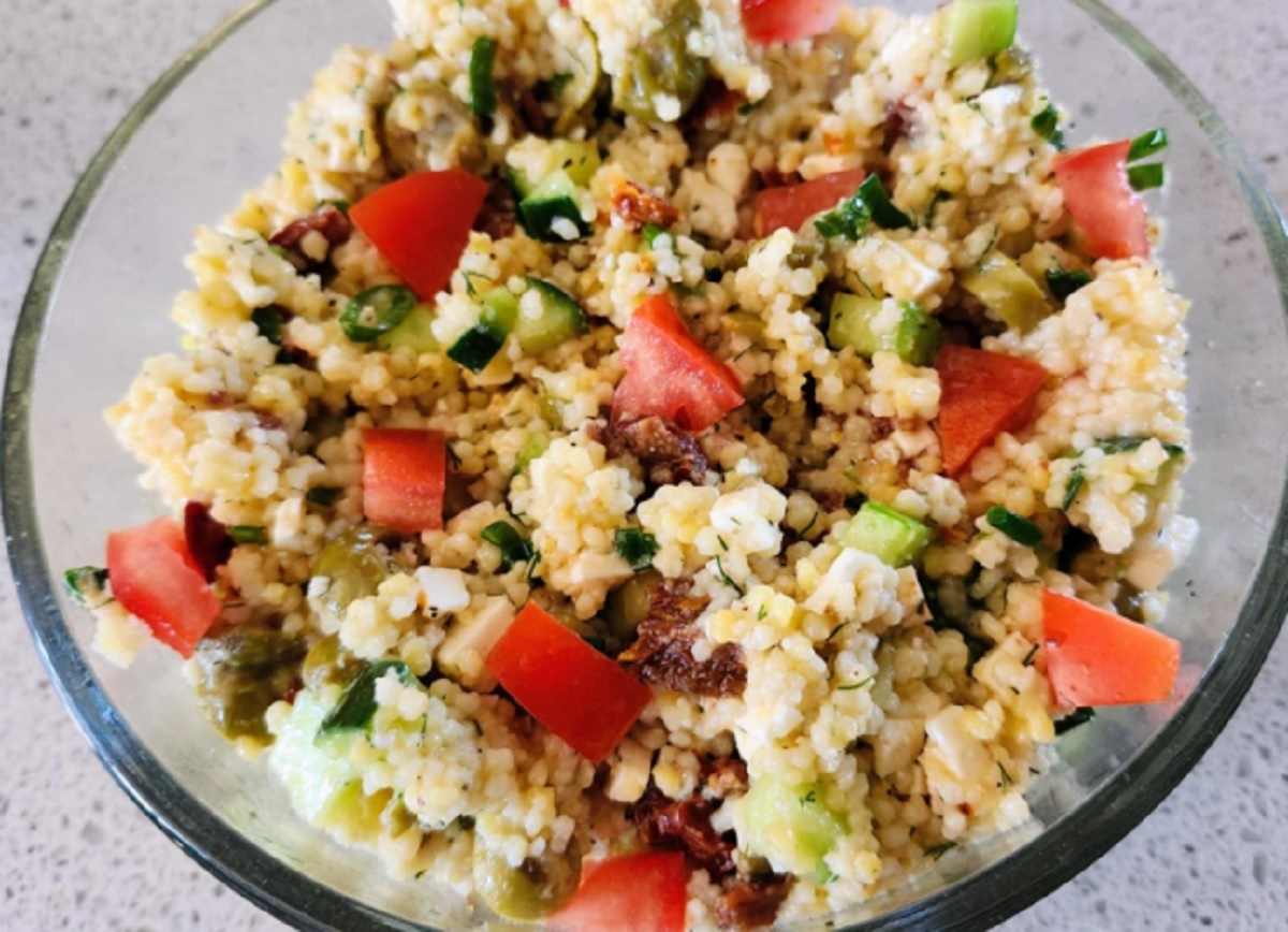 Recette: Salade de couscous � la Grecque.