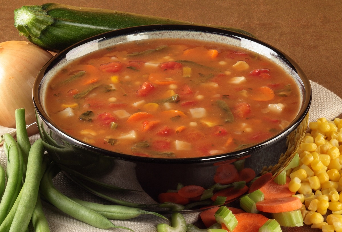Recette: Soupe aux l�gumes de maman.