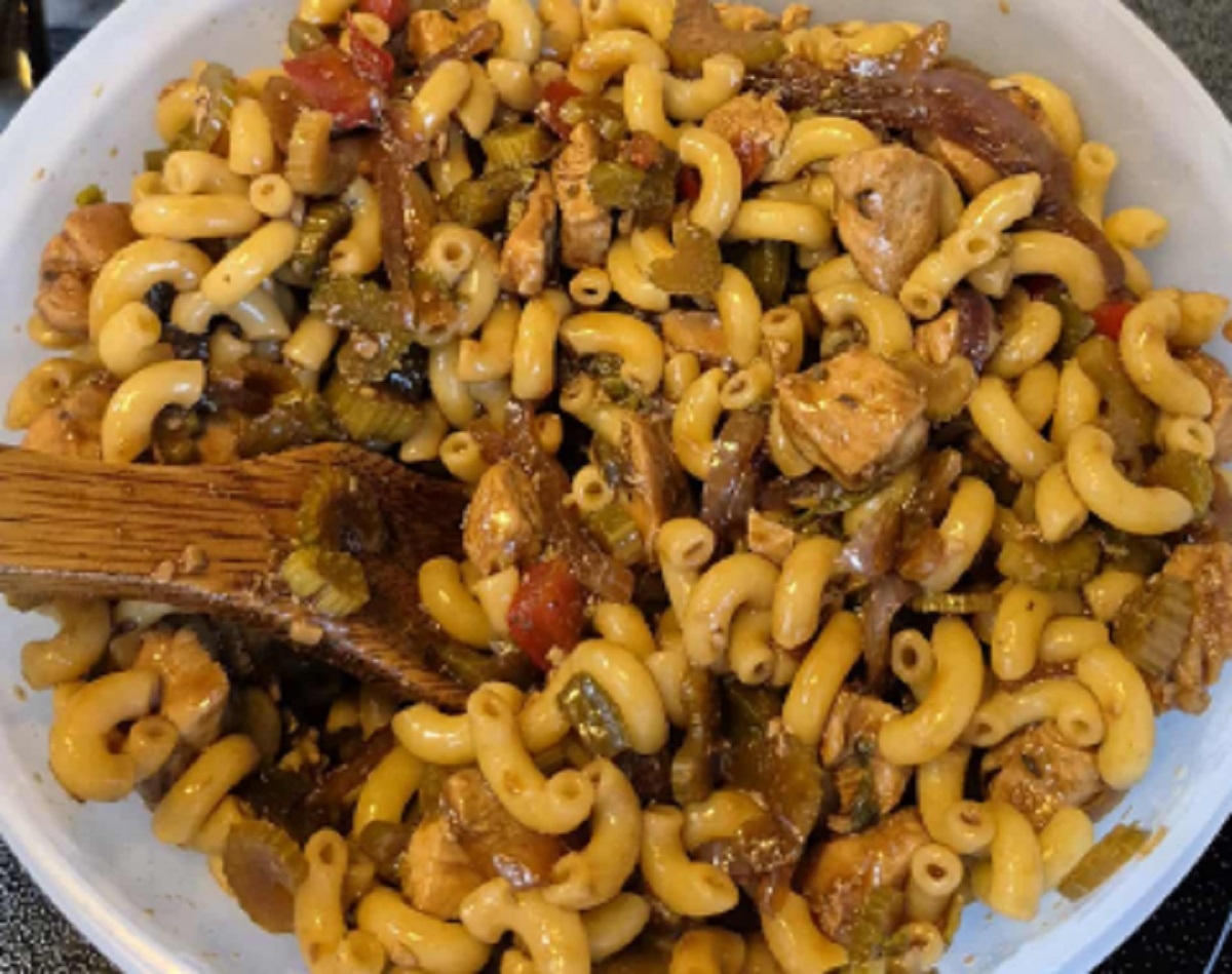 Recette: Macaronis chinois au poulet.