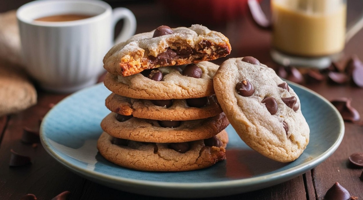 Recette: Biscuits au chipits de chocolat, banane et caf�.