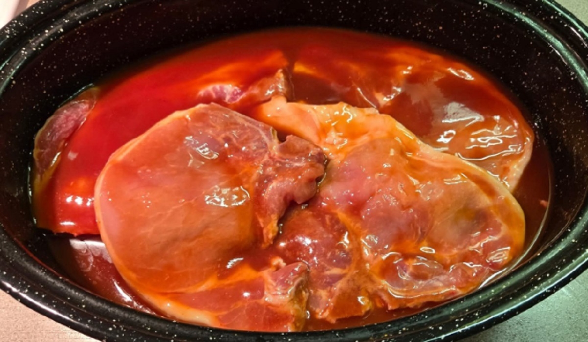 Recette: Ctelettes de porc au ketchup.