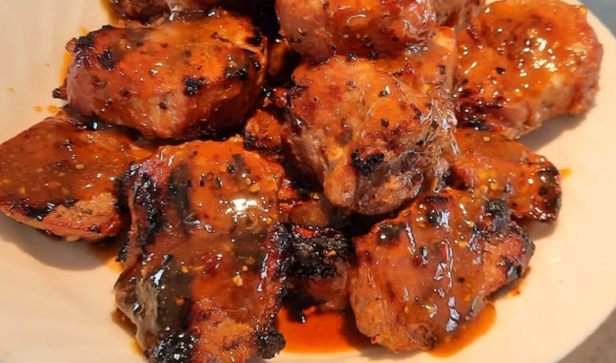 Recette: Mdaillon de porc, sauce.