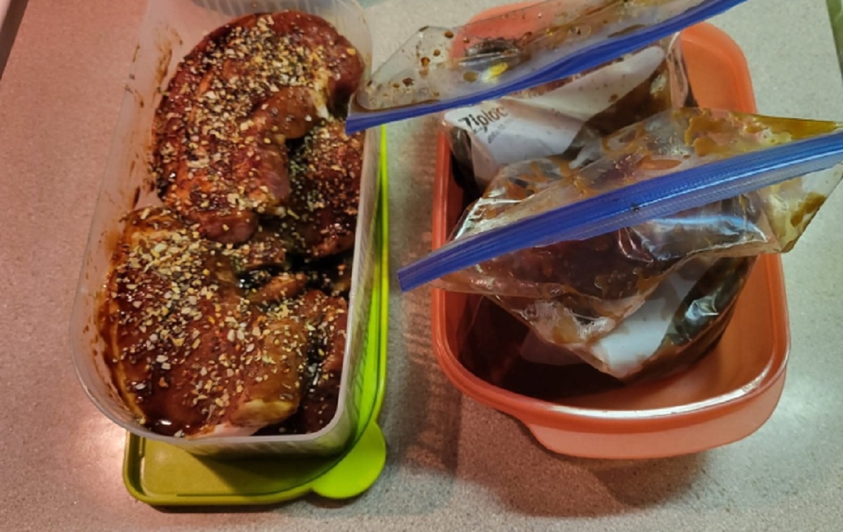Recette: Marinade pour ctelettes de porc et pour steaks de boeuf.
