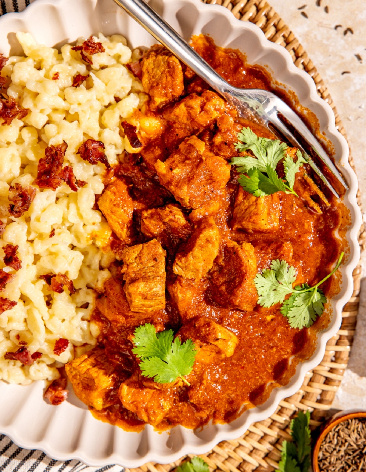 Recette: Ragot Hongrois  la mijoteuse.