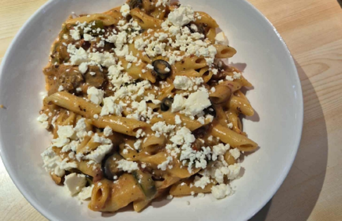 Recette: Pennes au boeuf hach et champignon.