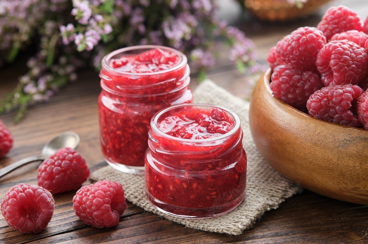 Recette: Confiture de framboises.