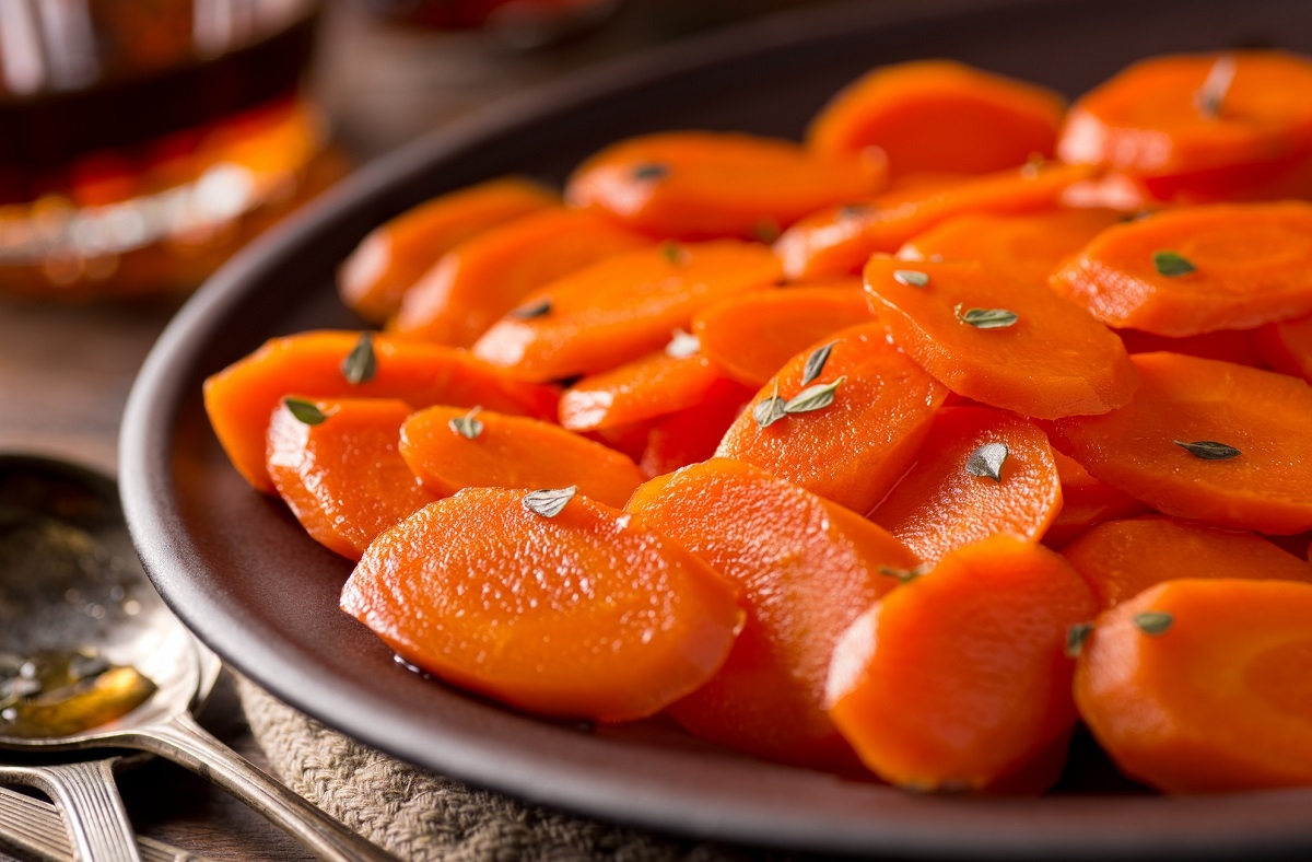 Recette: Rondelles de carottes glaces  l'rable.