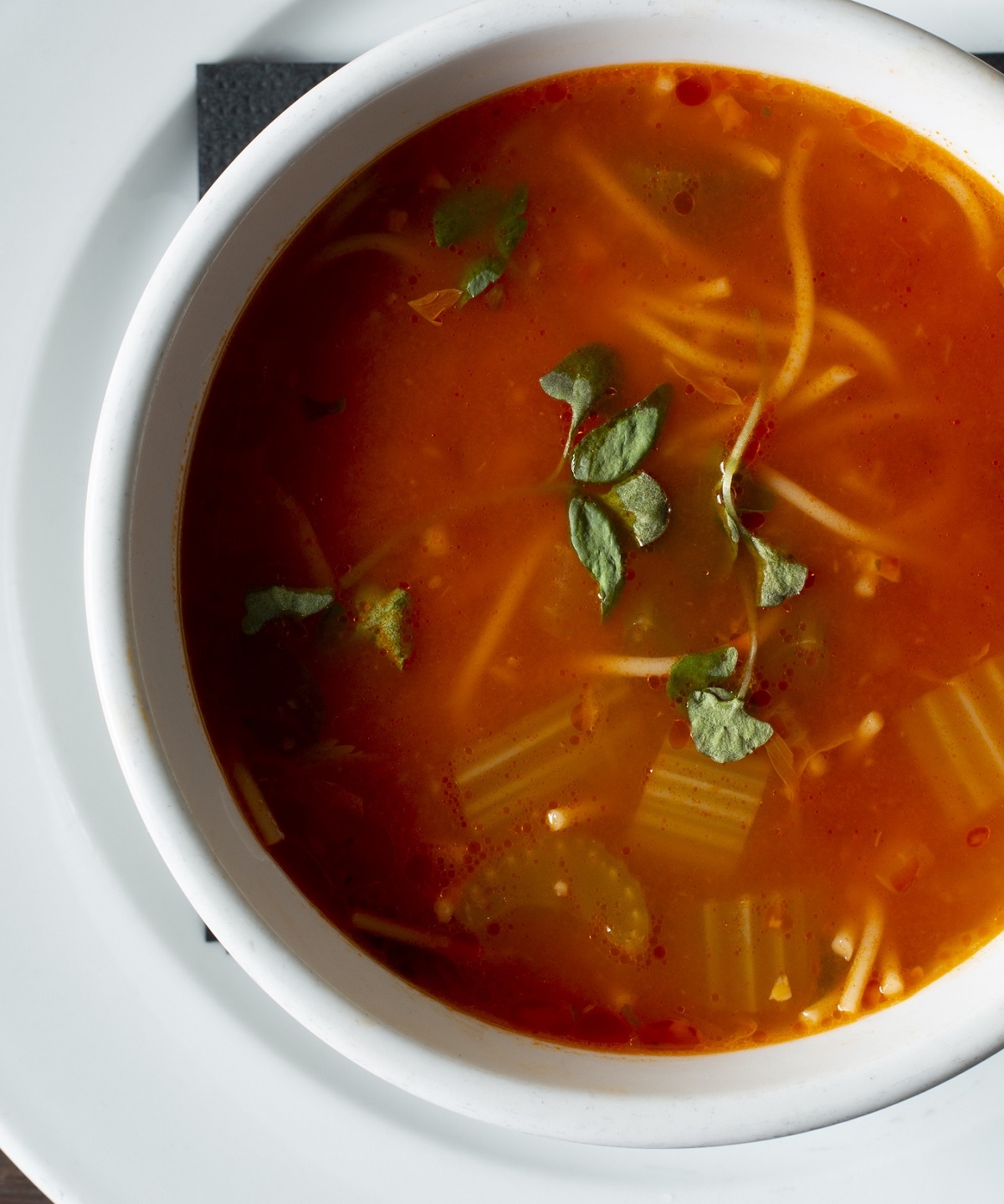 Recette: Dlicieuse Soupe ptes et haricots de maman.