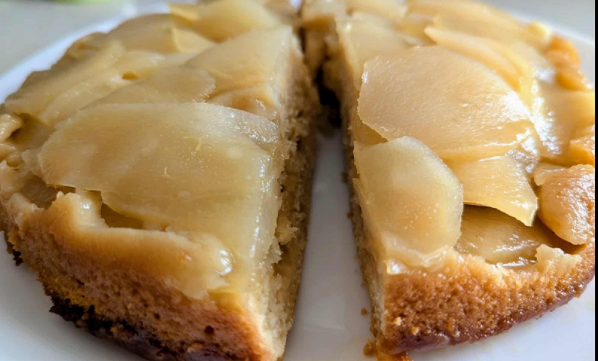 Recette: Renverser aux poires dlicieux.