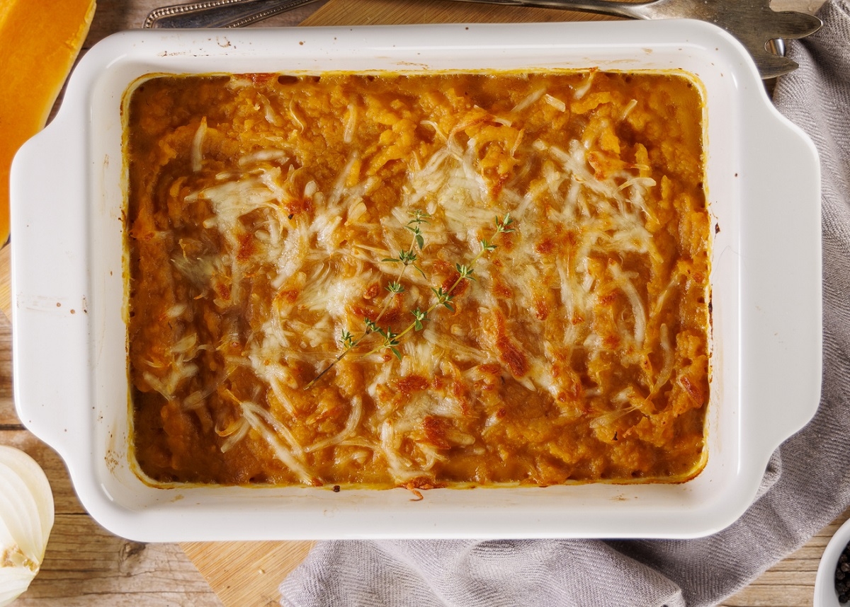 Recette: Gratin  la citrouille.