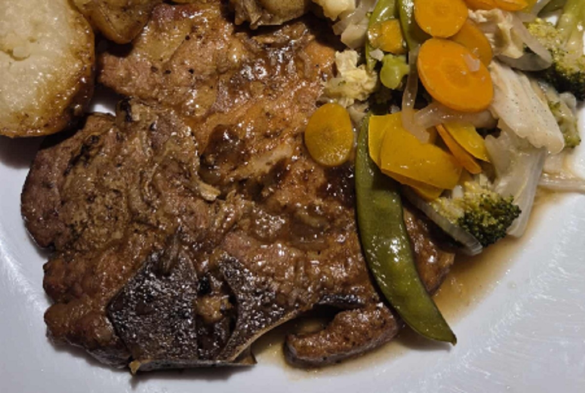 Recette: Ctelettes de porc au four.