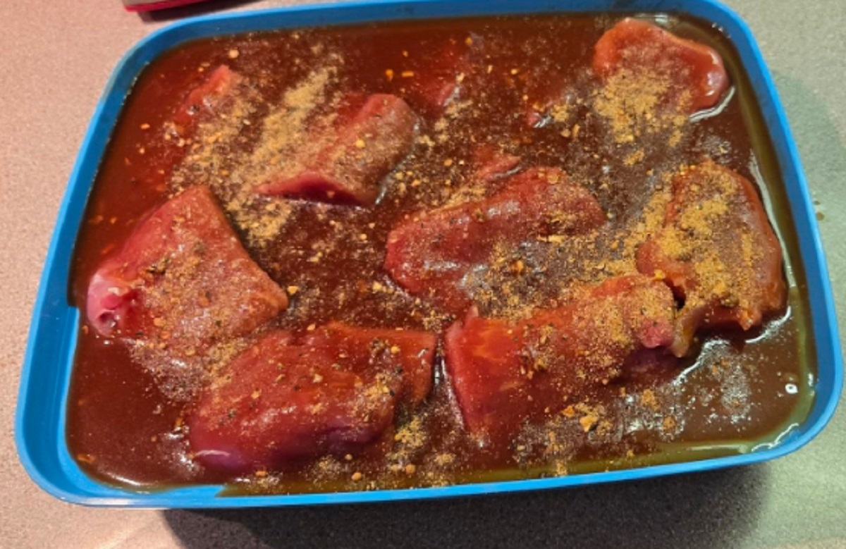 Recette: Filet de porc et sa sauce sucre, sale,