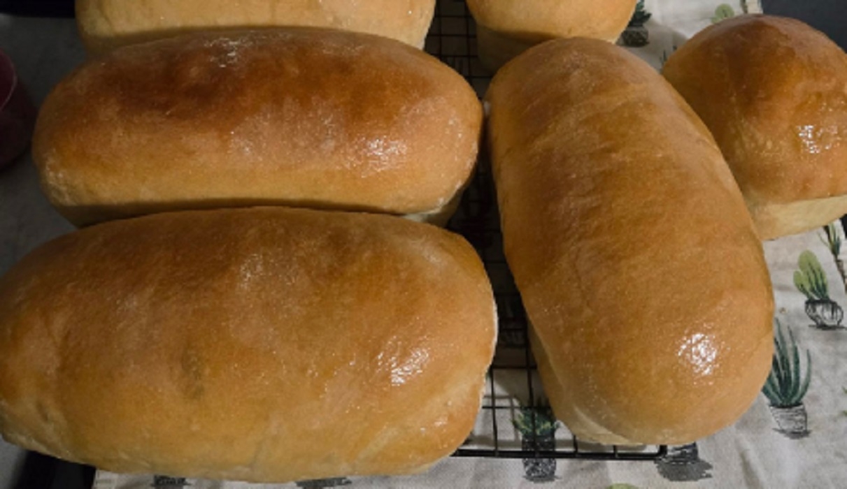 Recette: Pain de mnage  la farine de bl.