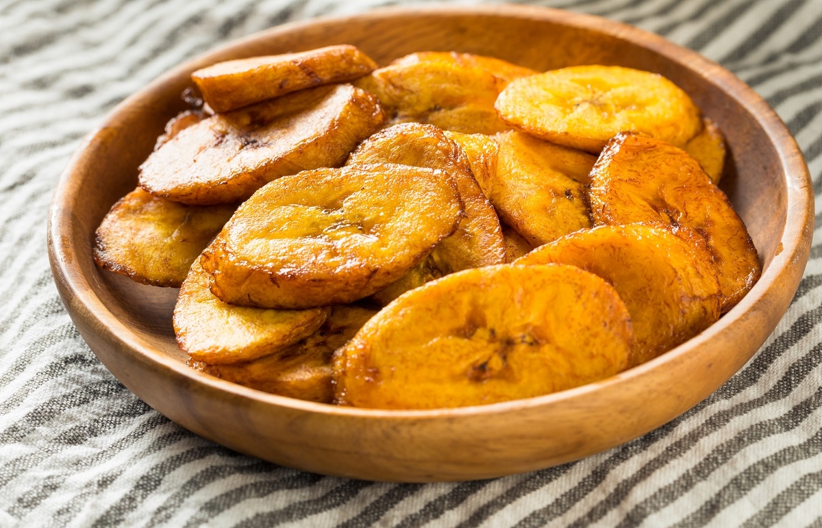 Recette: Bananes plantain frites.
