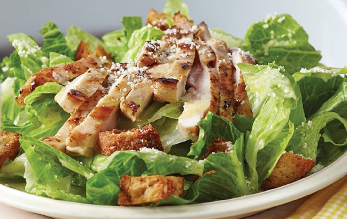 Recette: Salade romaine  la poitrine de poulet.
