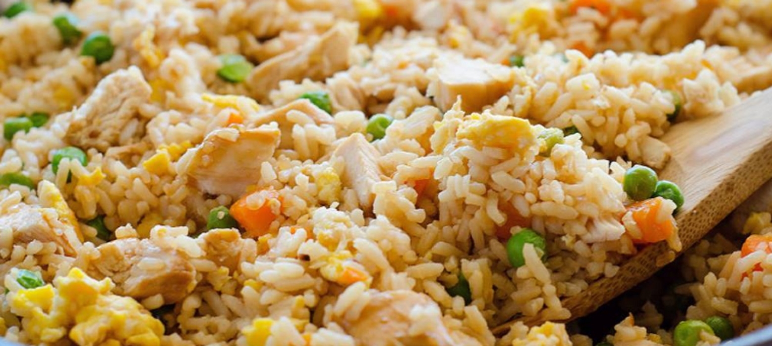 Recette: Riz frit aux lgumes.