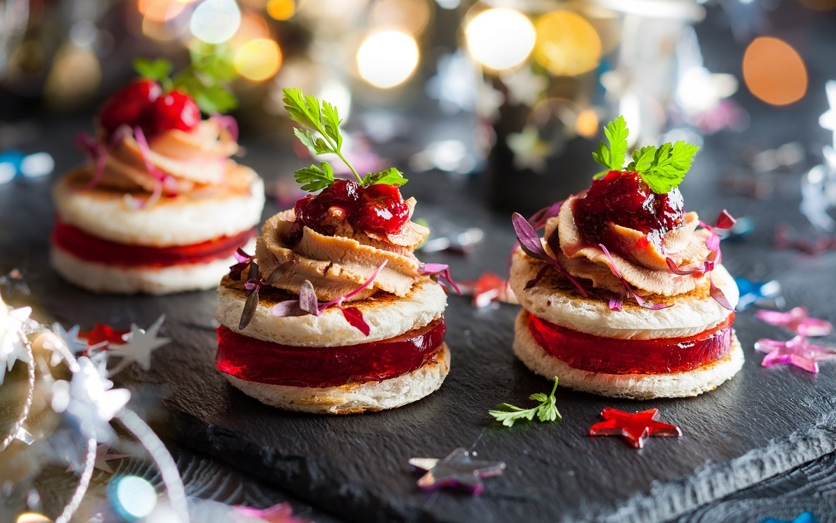 Recette: Entre de foie gras et canneberges.