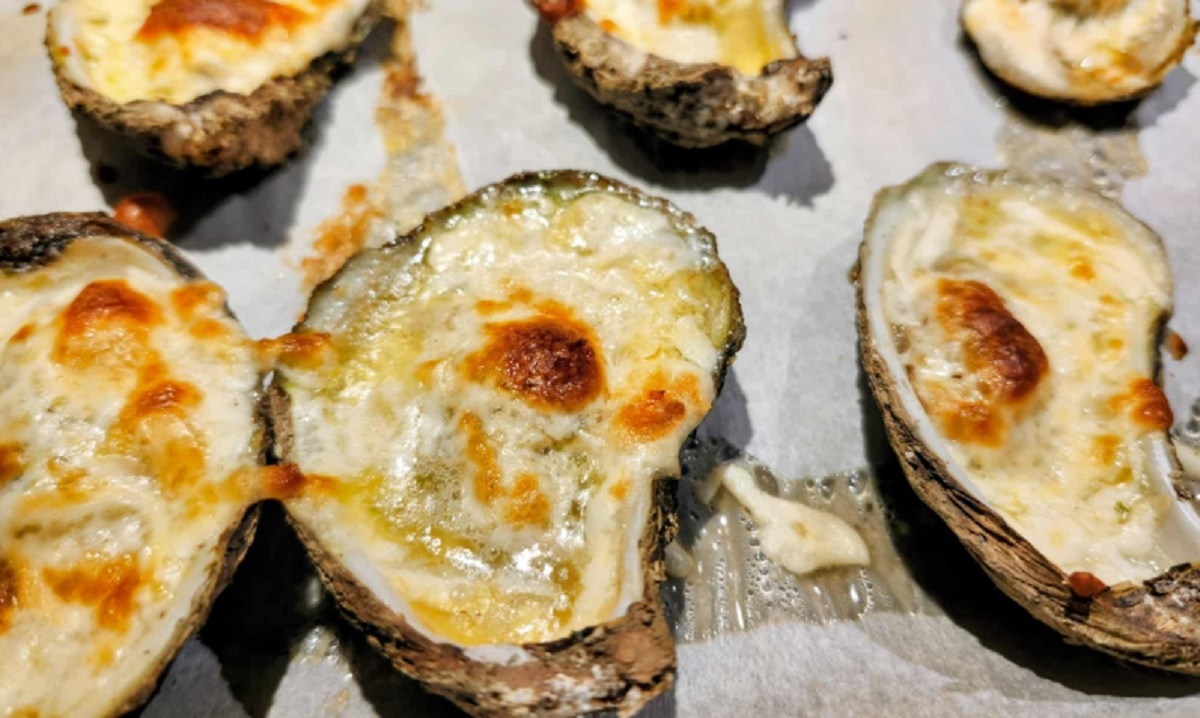 Recette: Hutres gratines au fromage fort.