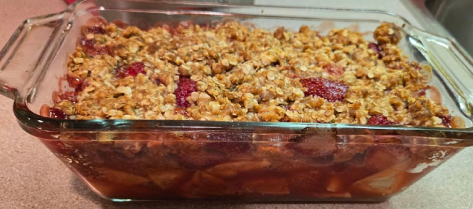 Recette: Croustade aux fraises.