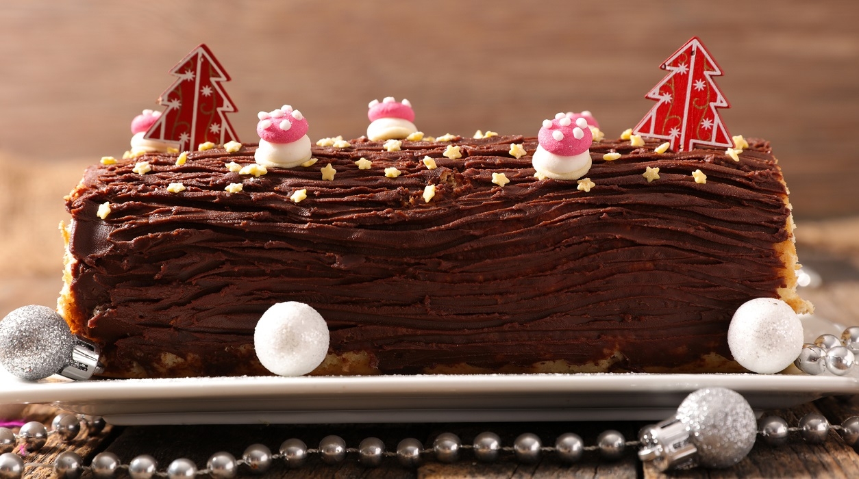 Recette: Bche de Nol au chocolat.