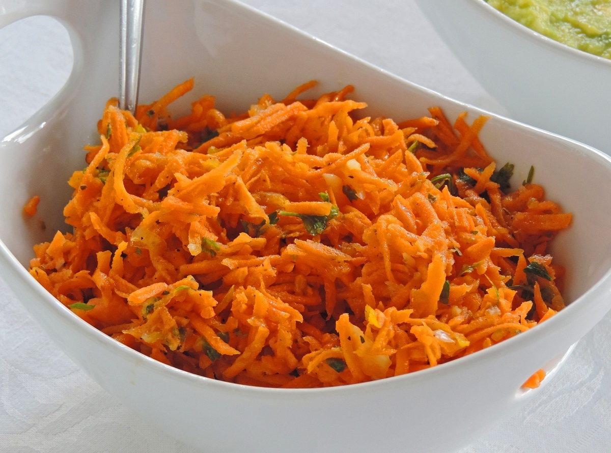Recette: Salade de carottes.