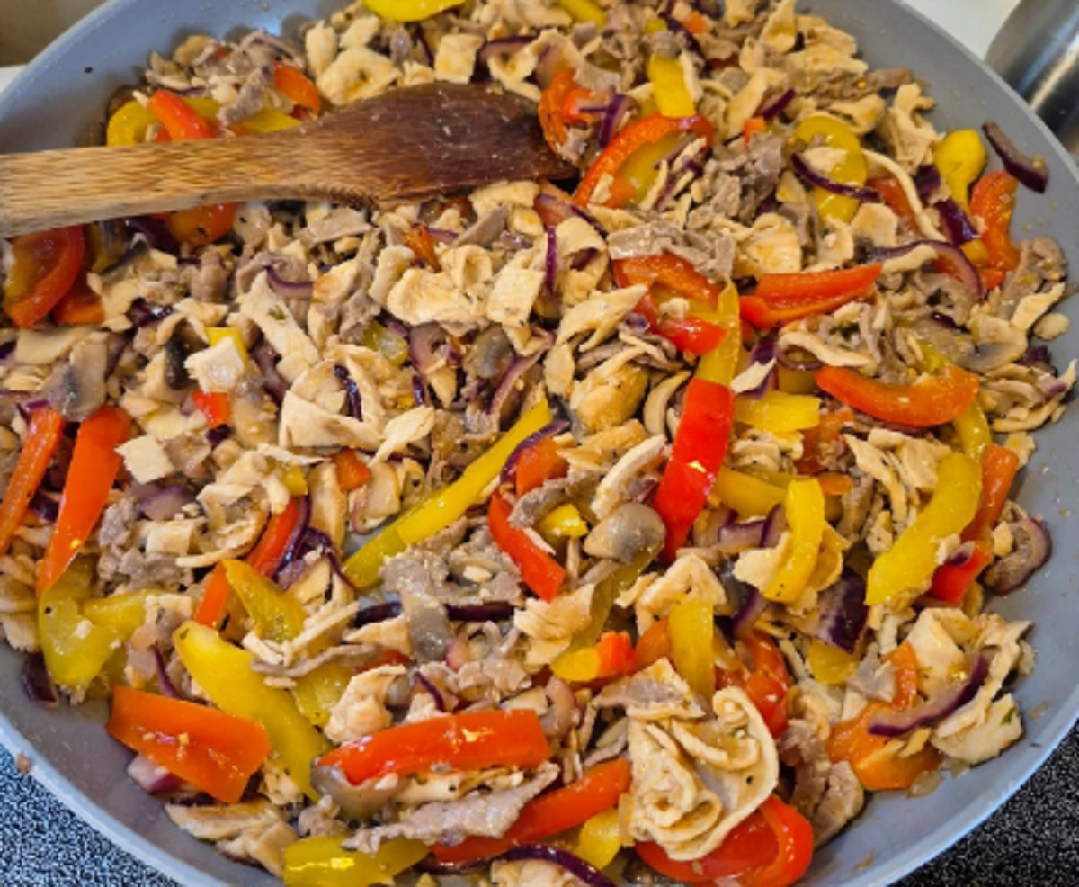 Recette: Pr�paration pour sous-marin au poulet.