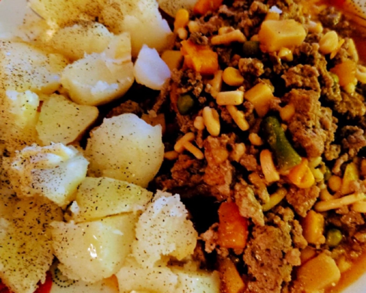 Recette: Boeuf hach� sp�cial maman.