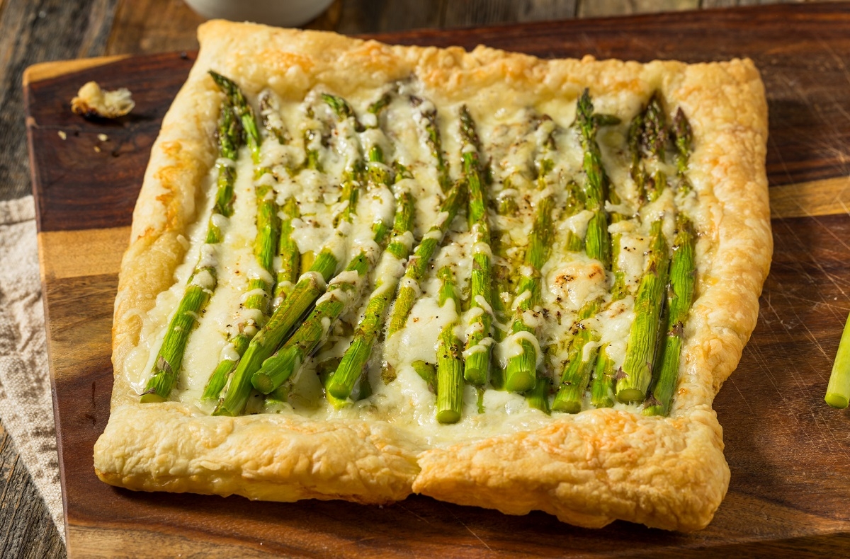 Recette: Tarte aux asperges.