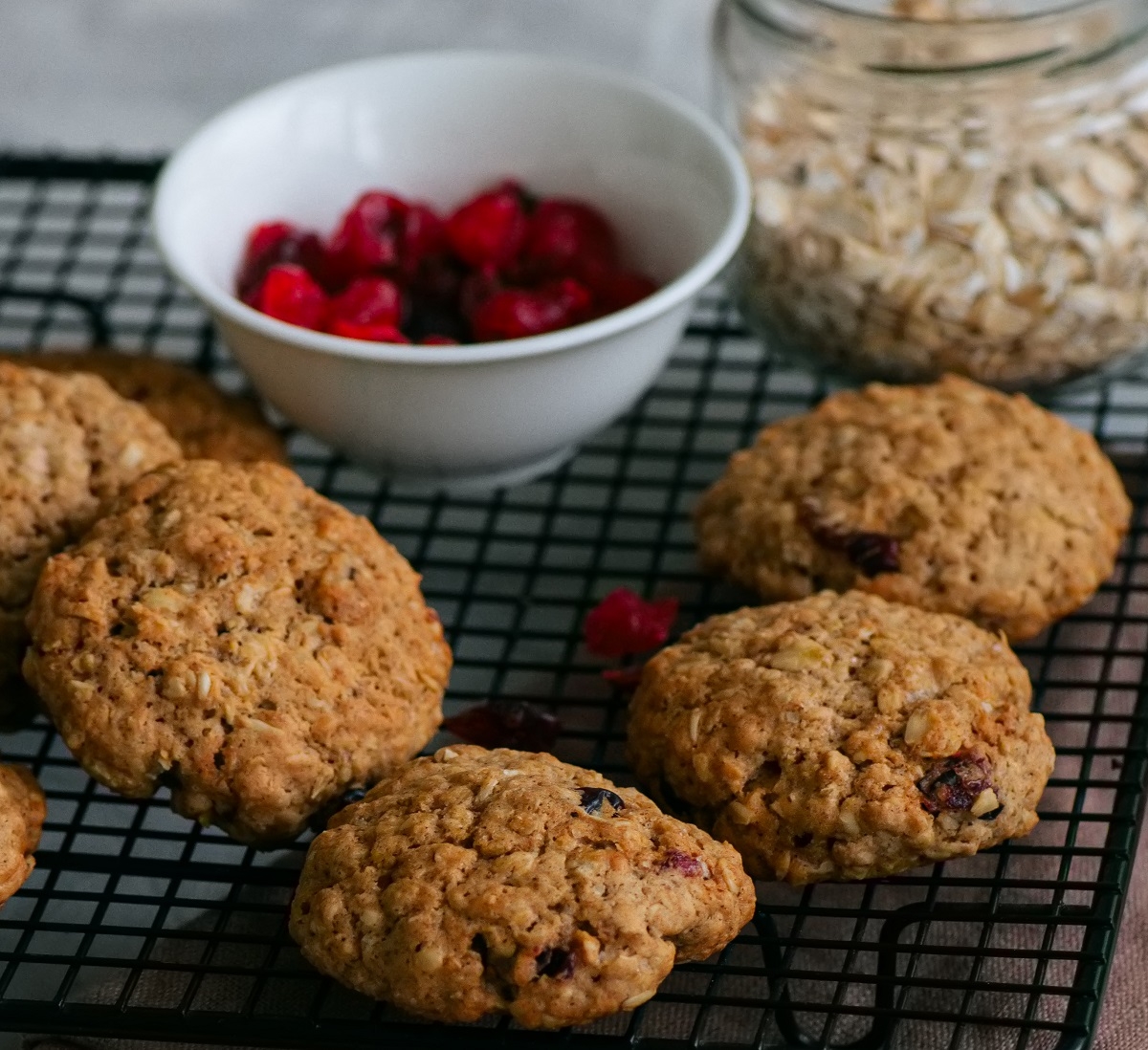 Recette: Biscuits � l'avoine et aux fruits.