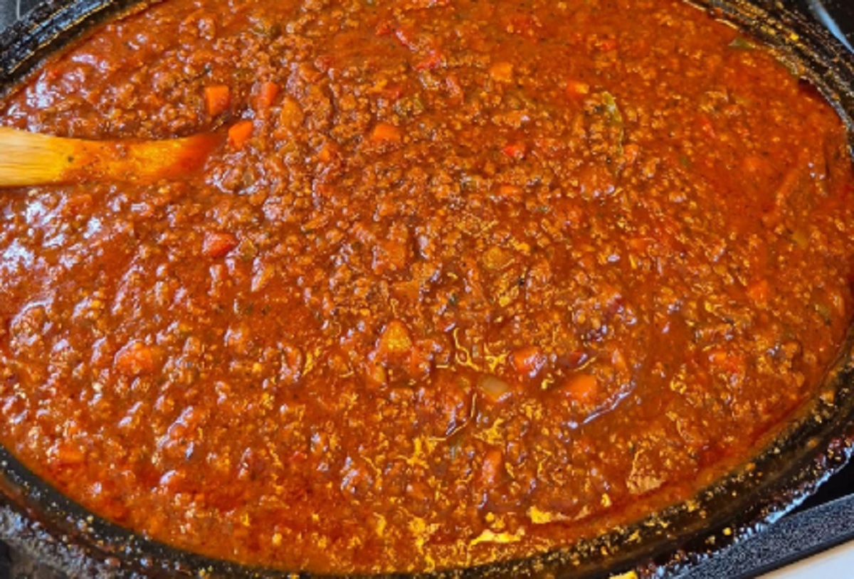 Recette: Sauce � spaghetti au four top d�lice de maman.