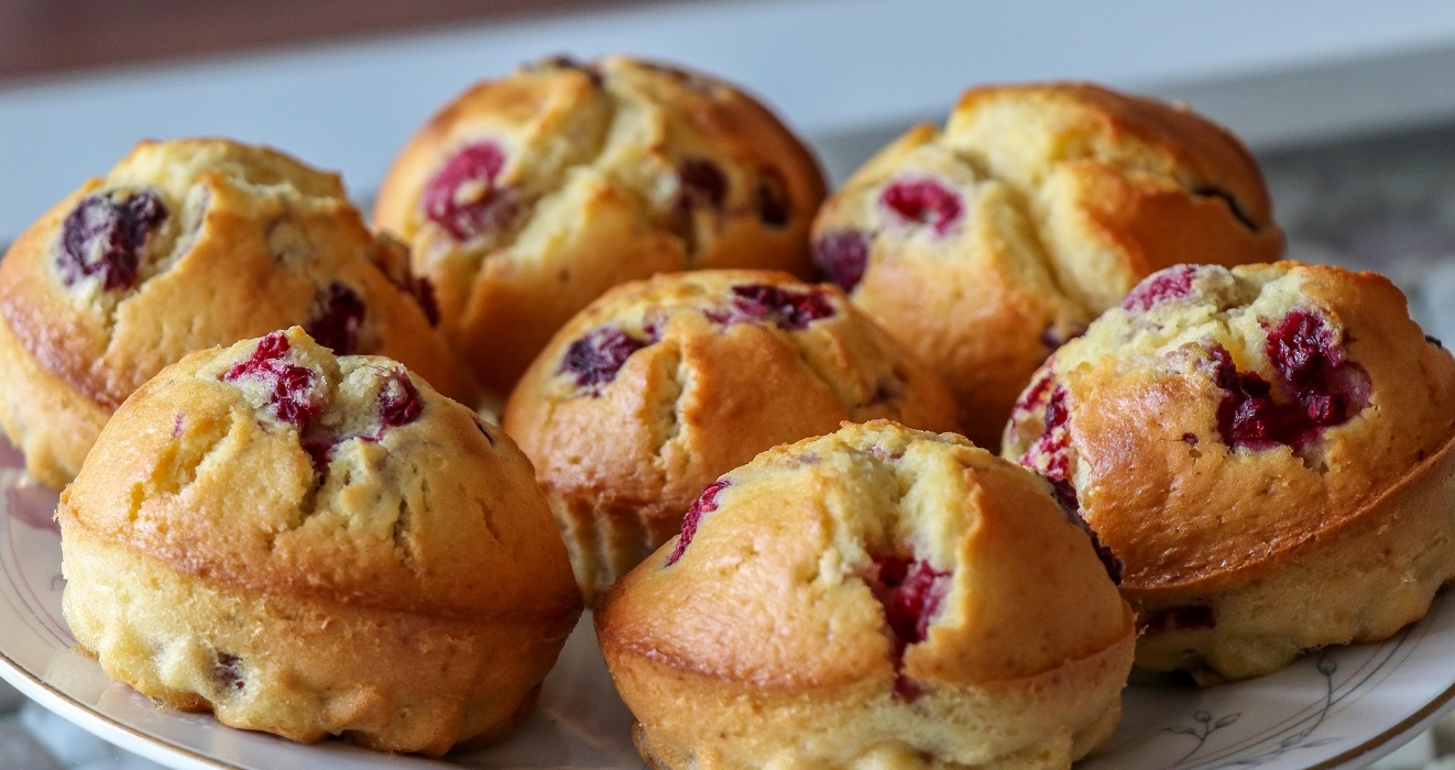 Recette: Muffins aux framboises top d�lice.
