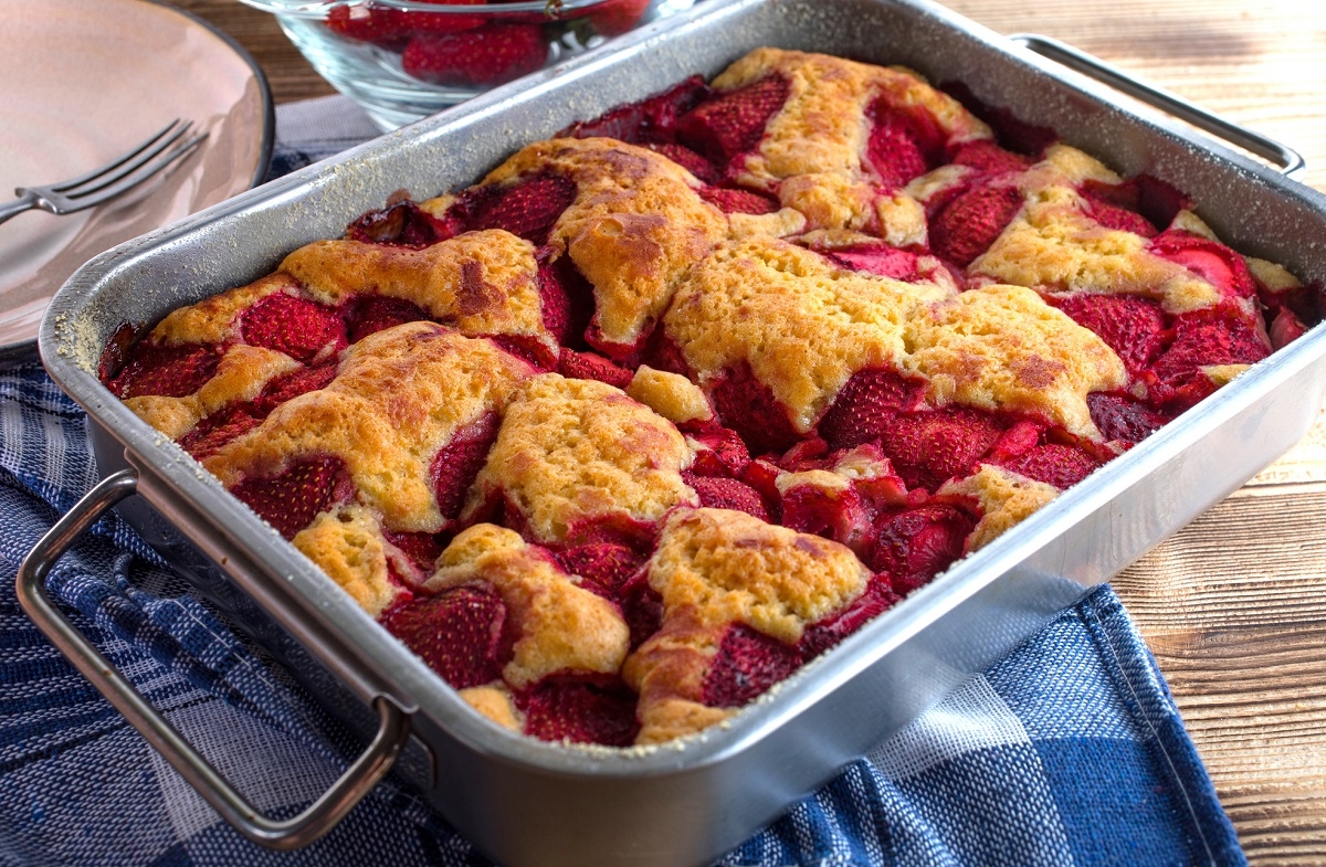 Recette: G�teau aux fraises de maman.