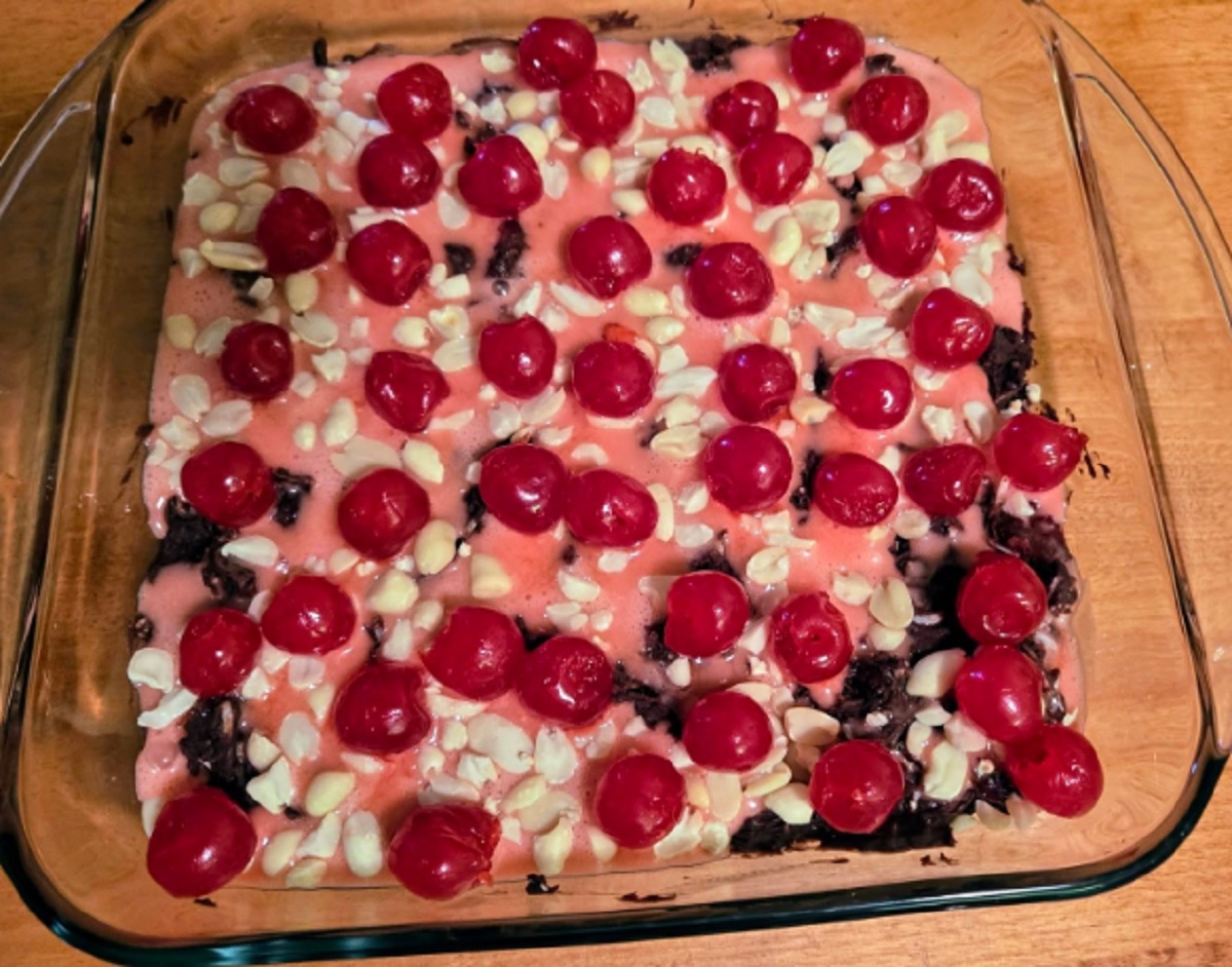 Recette: Fudge Cherry Blossom de maman.