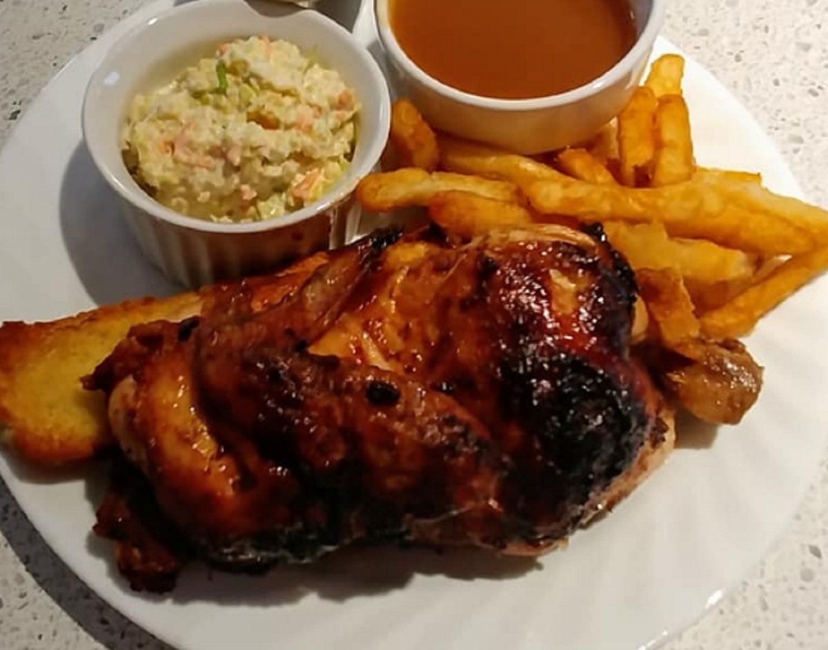 Recette: Poulet barbecue au four de maman.