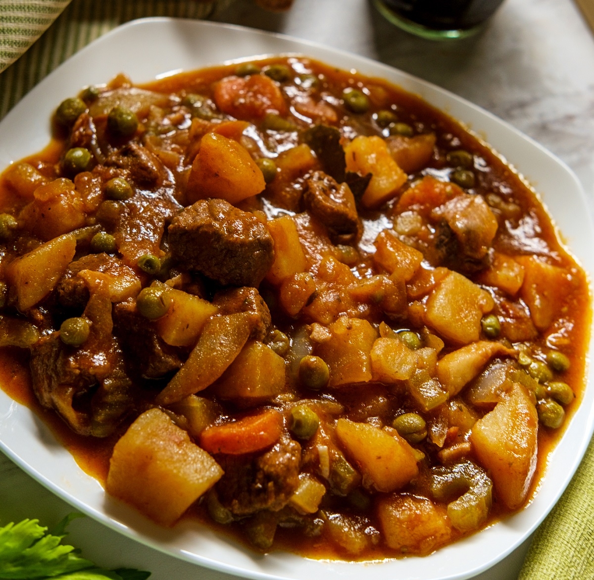Recette: Stew au boeuf et l�gumes.