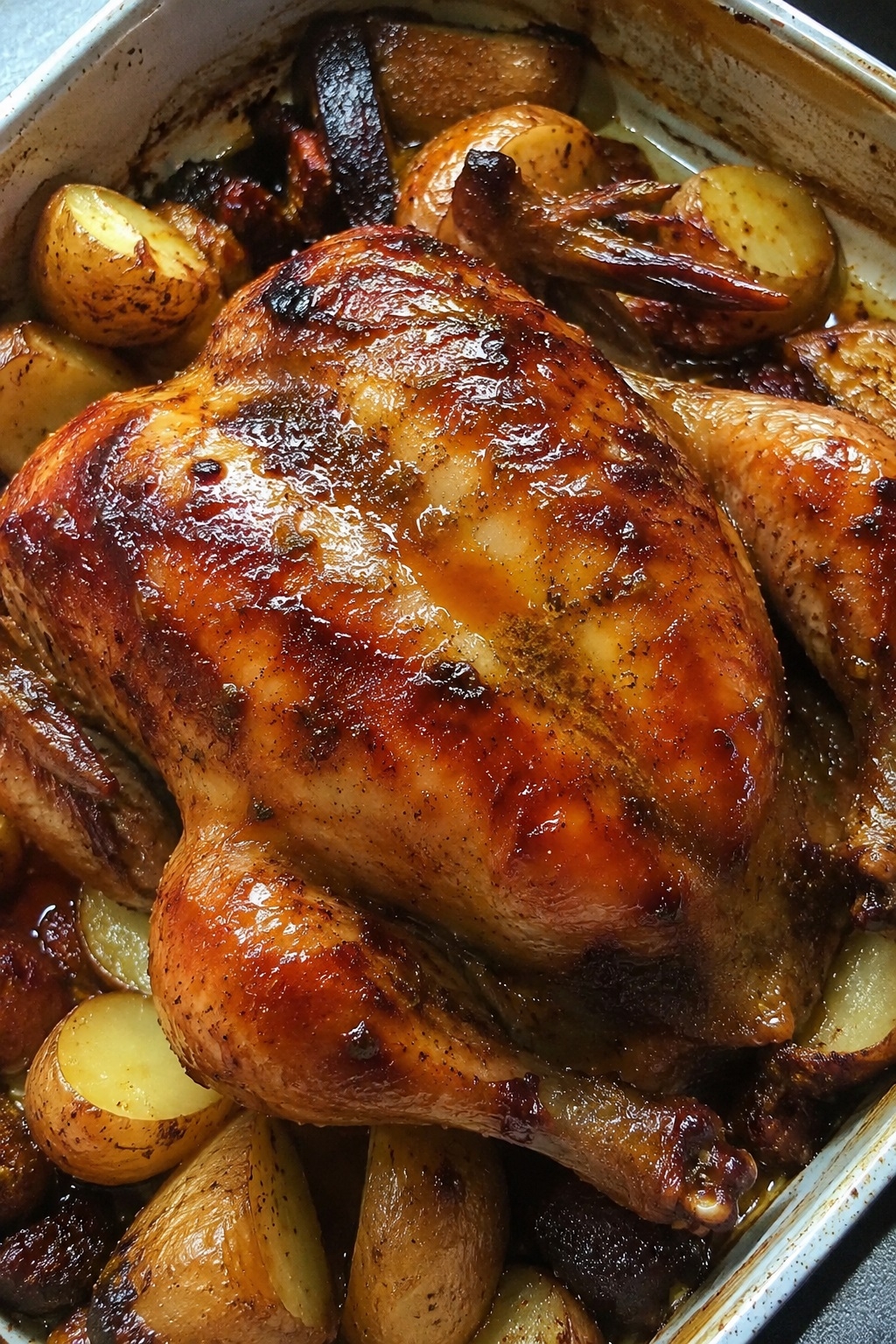 Recette : Poulet � l'�rable �pic�.