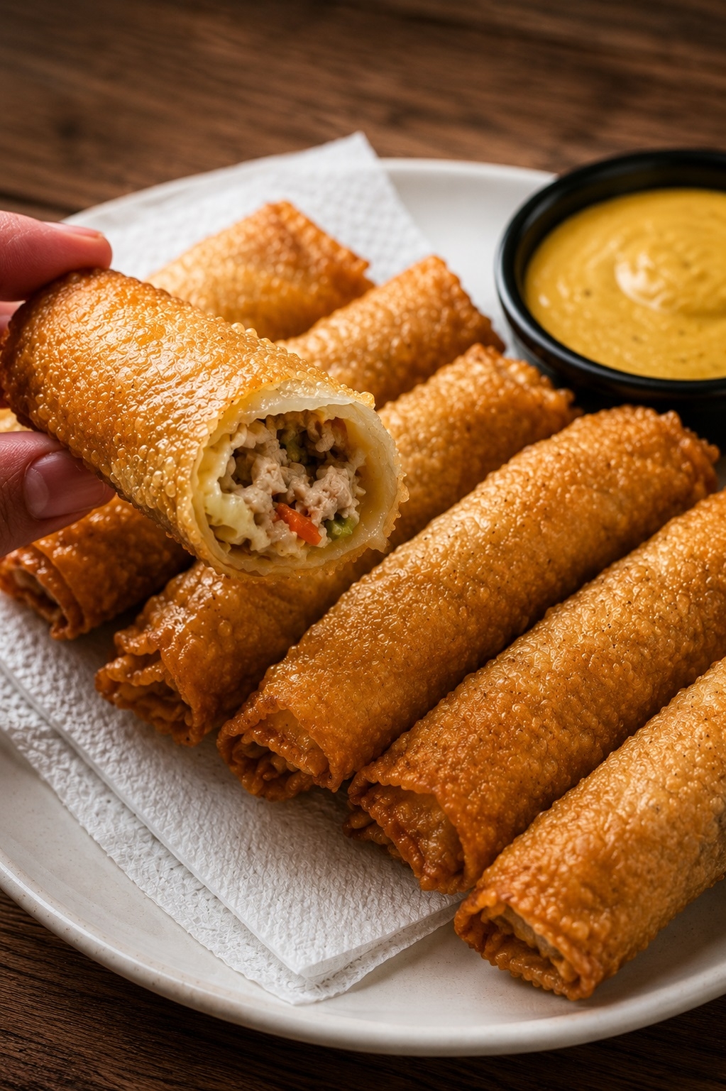 Egg rolls au porc go�t de resto chinois