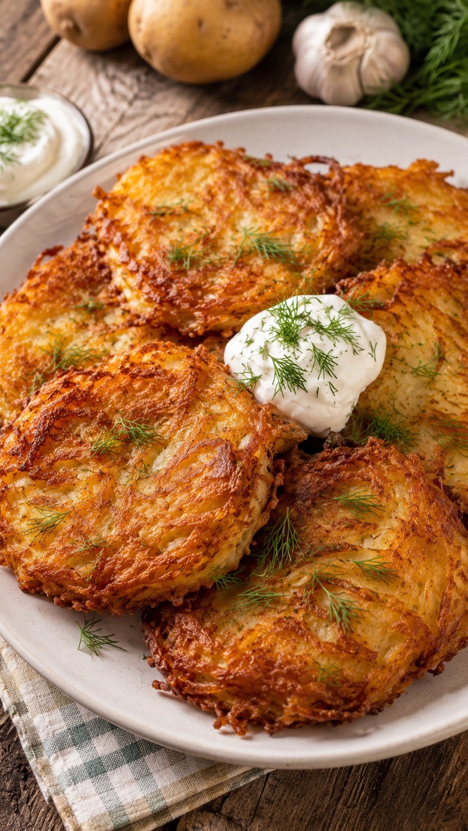 Recette: Grosses cr�pes de pommes terre.