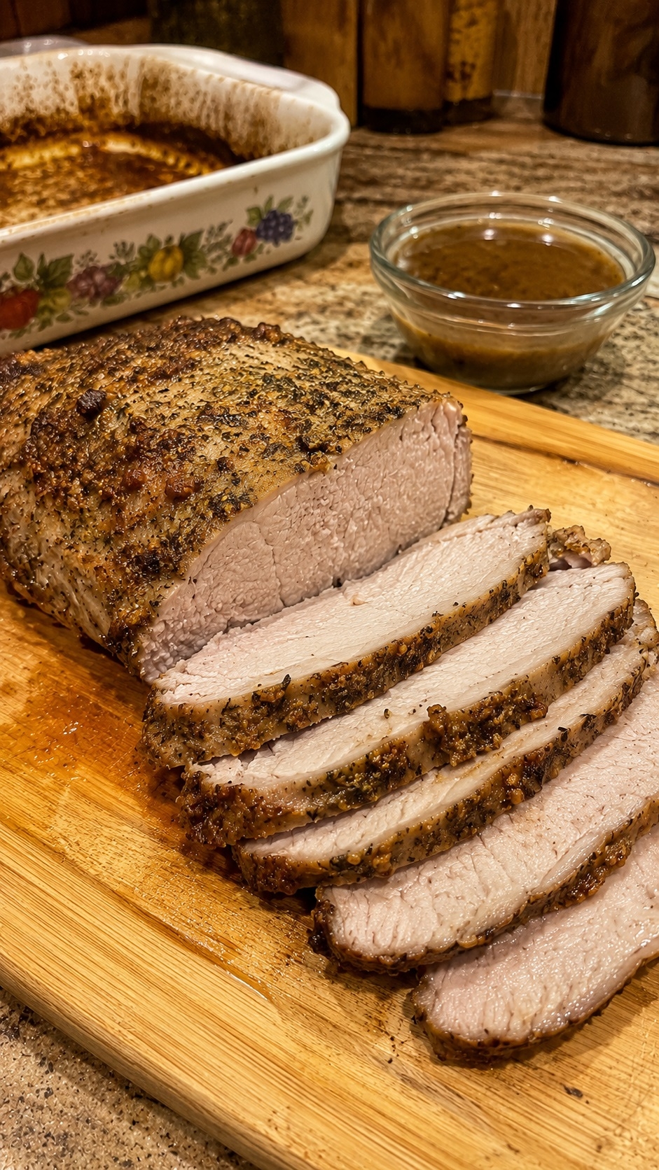 Recette: Longe de porc au four top d�lice.