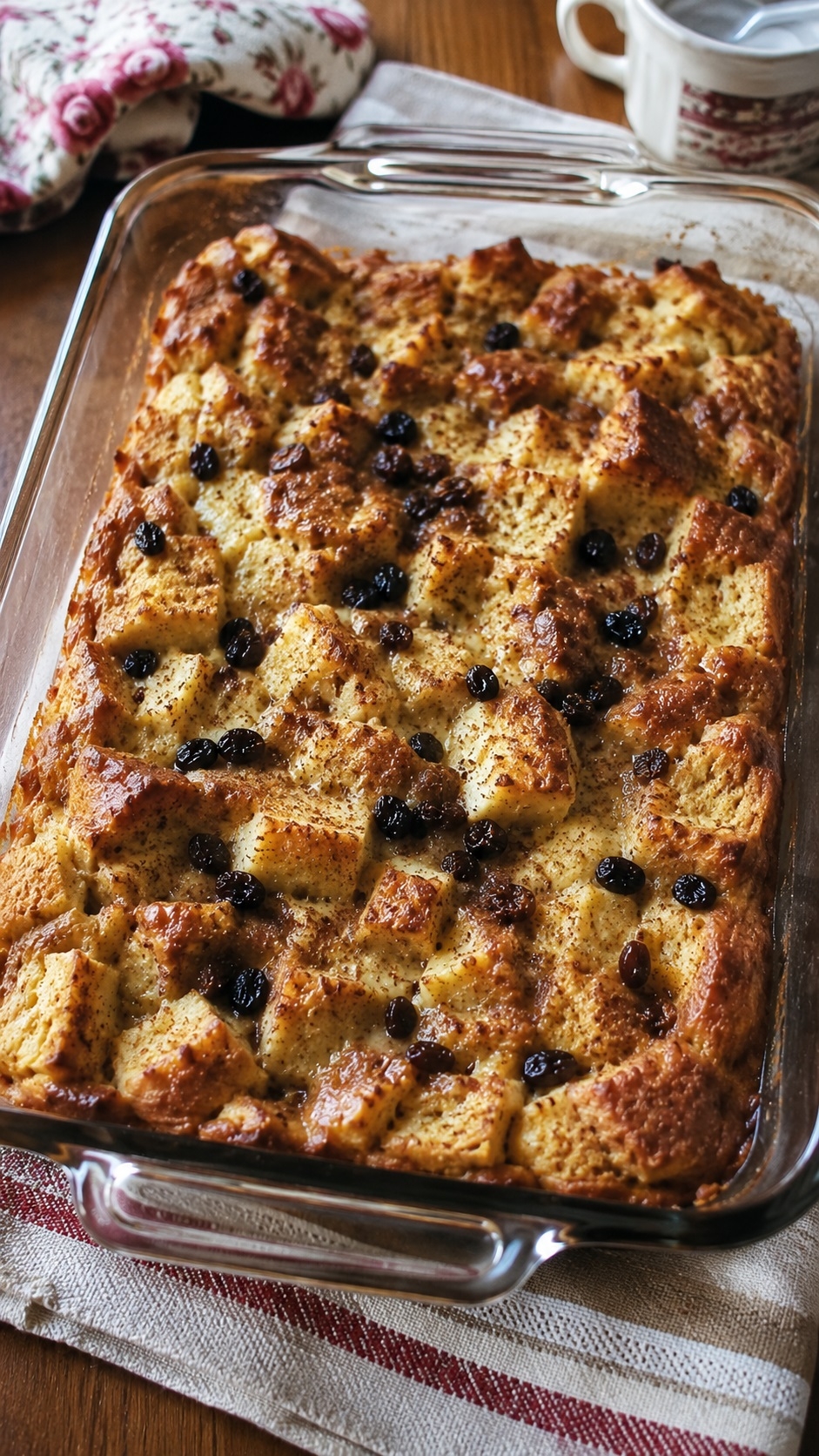 Recette : Pudding au pain facile de maman