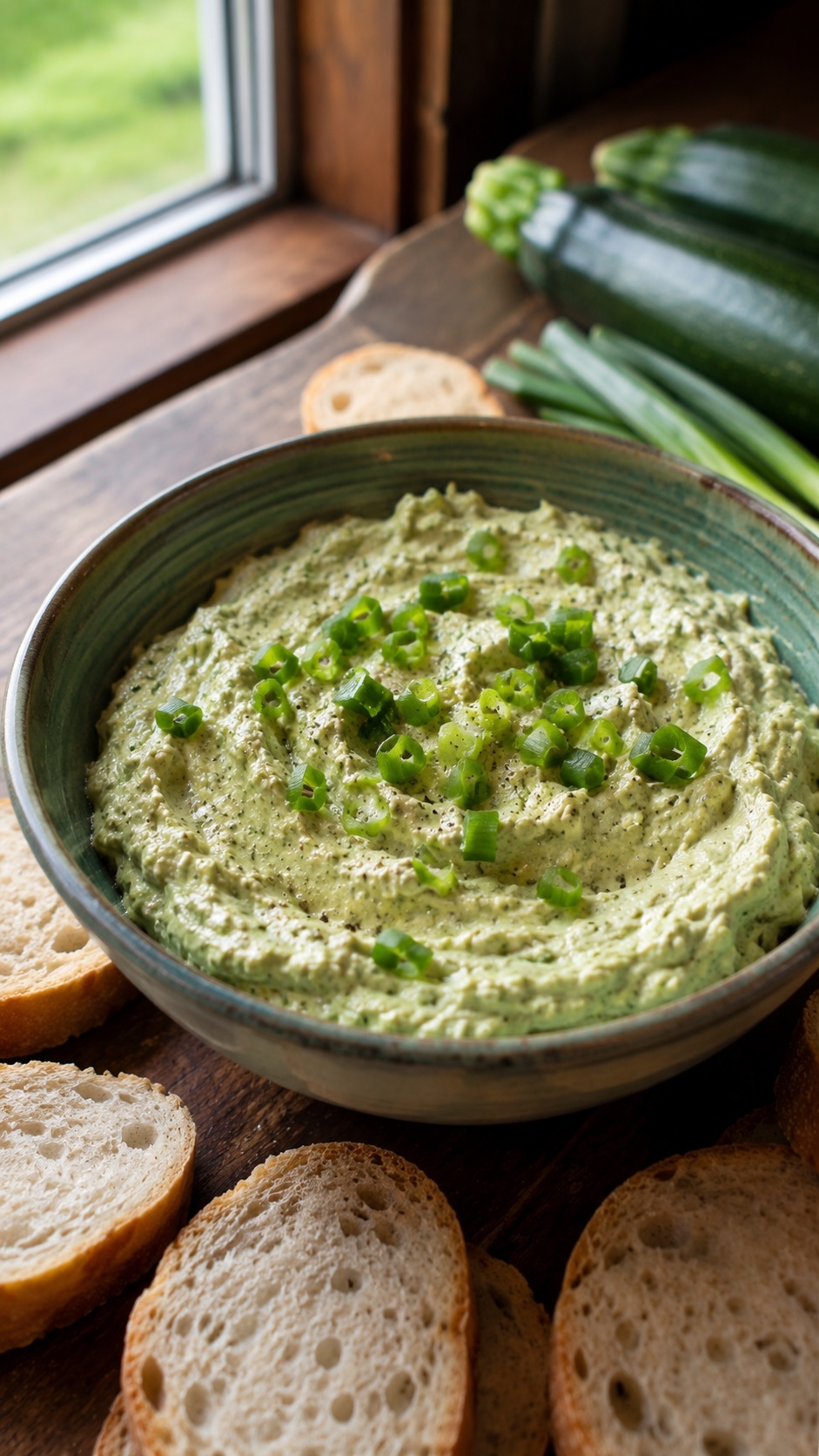 Recette: Tartinade aux zucchinis cr�meuse.