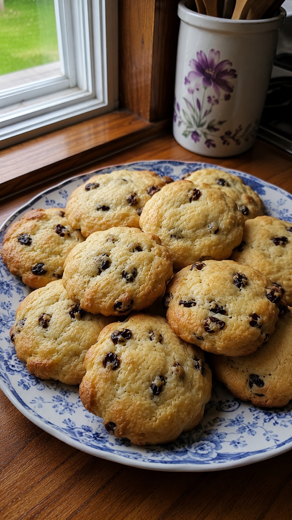 Recette : Galettes au yogourt et raisins secs