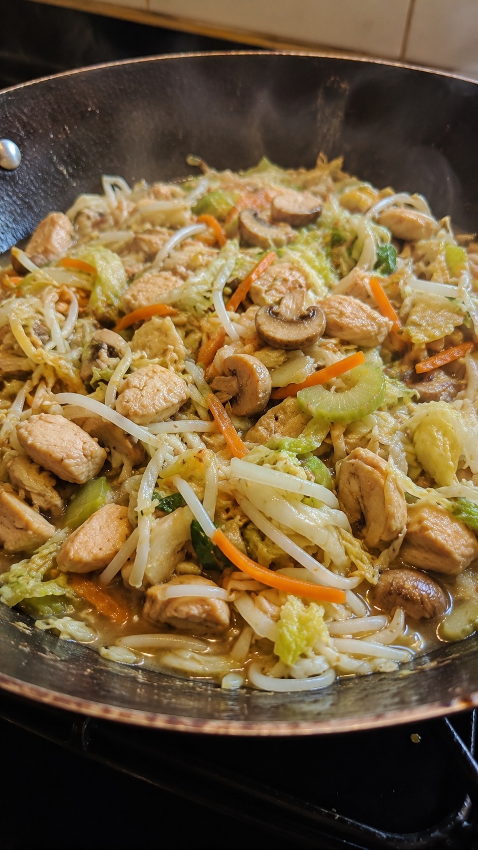 Recette : Chop suey au poulet de maman