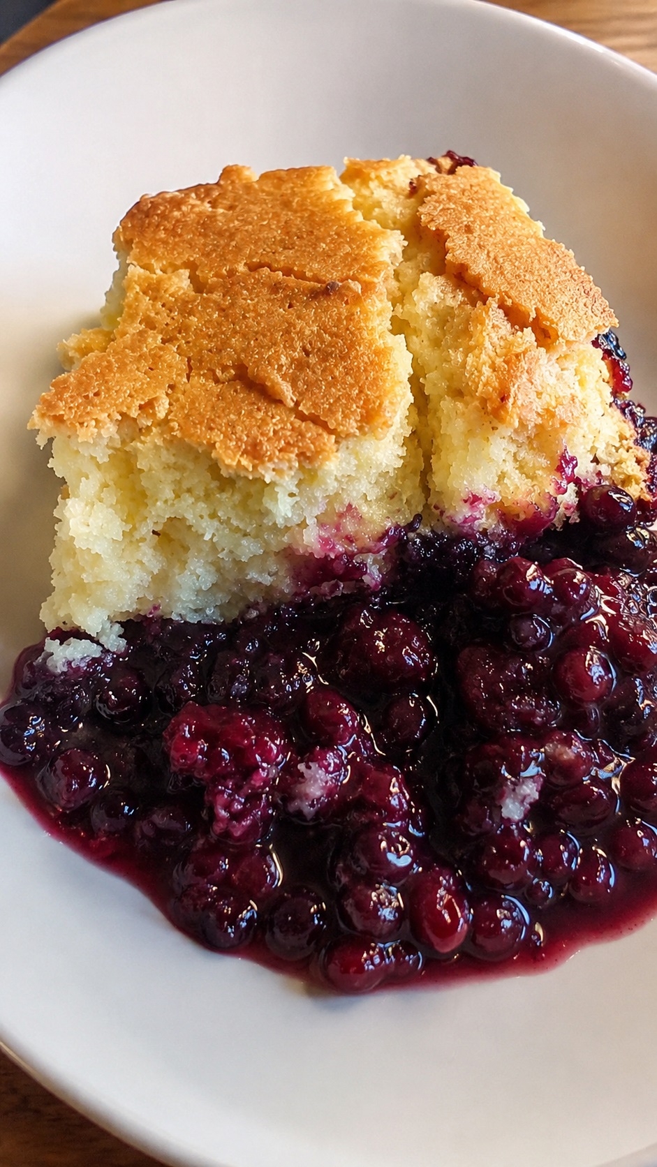 Recette : Pouding aux bleuets du Lac-Saint-Jean