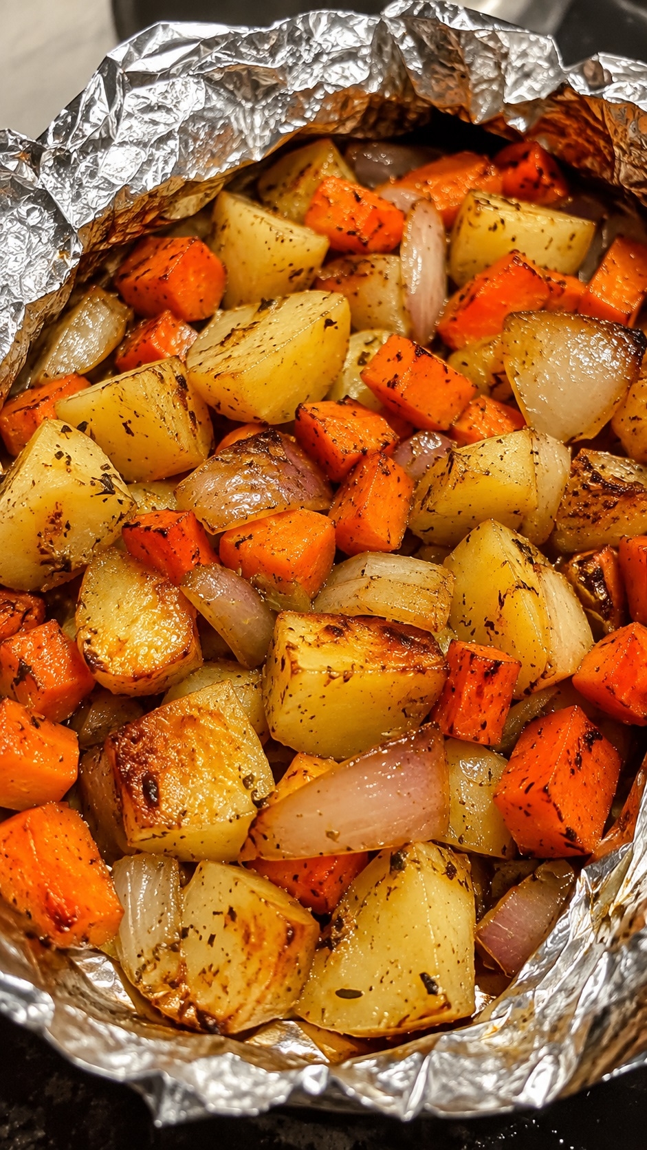 Recette: Papillote de l�gumes tellement bonne.