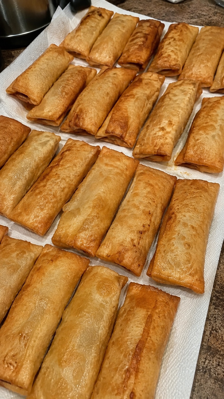 Recette: Egg rolls au poulet de soeur Ang�le.