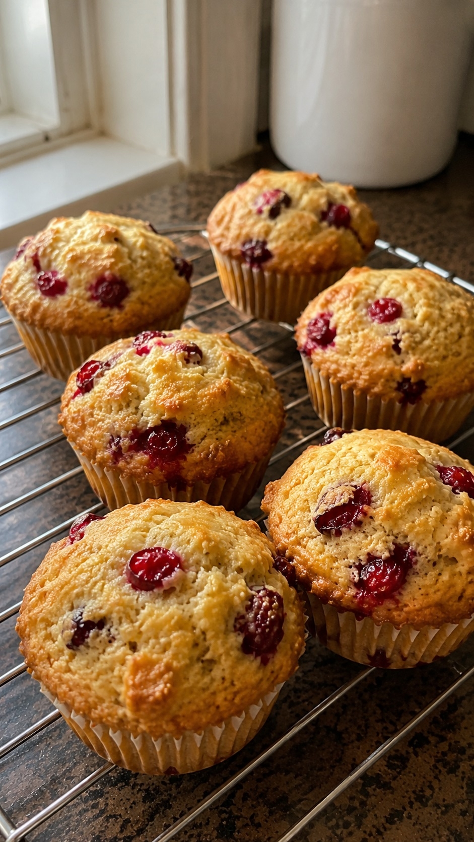 Recette: Muffins orange et canneberges de maman.