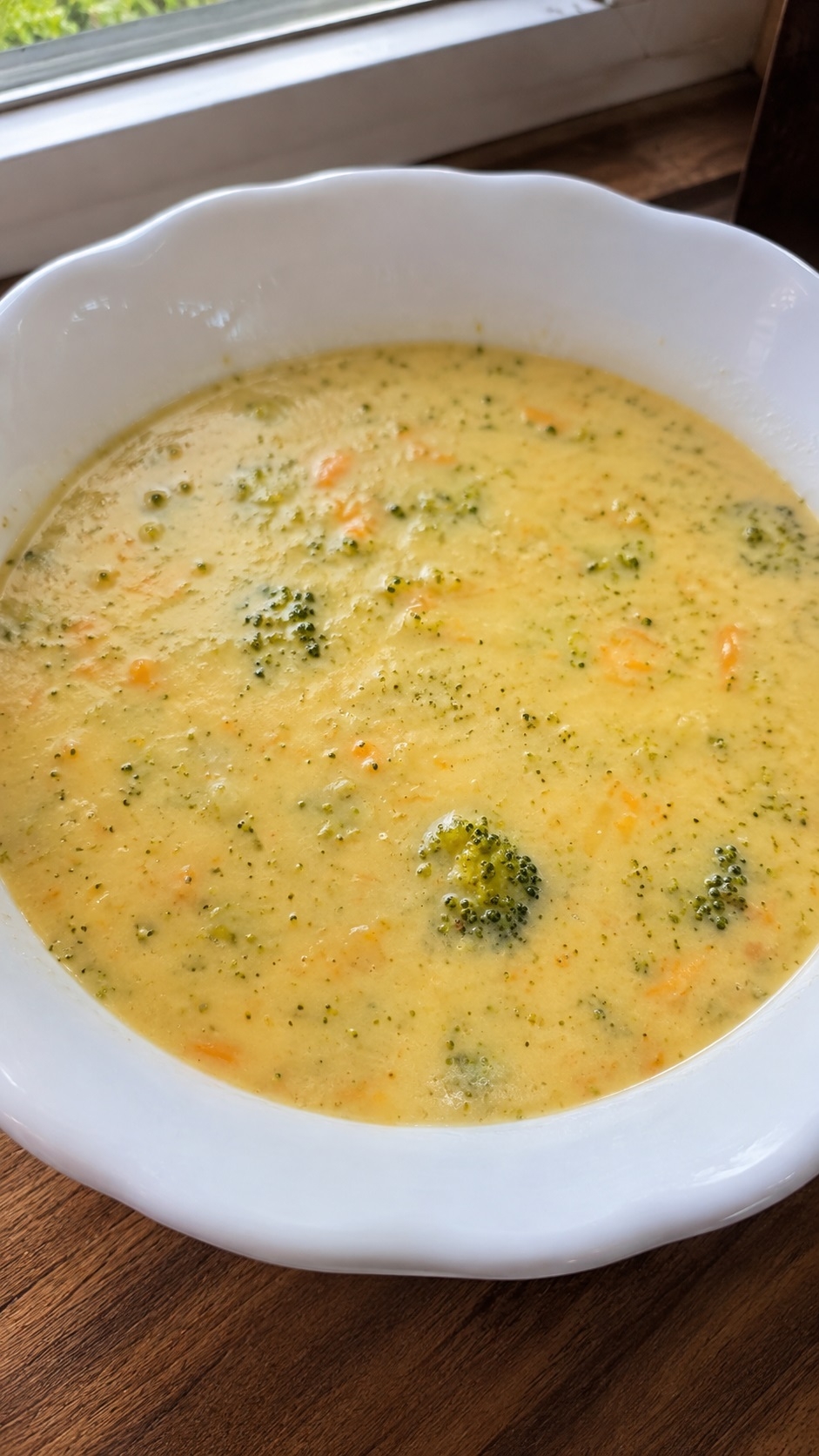 Recette: Potage au brocoli, chou-fleur et carotte.