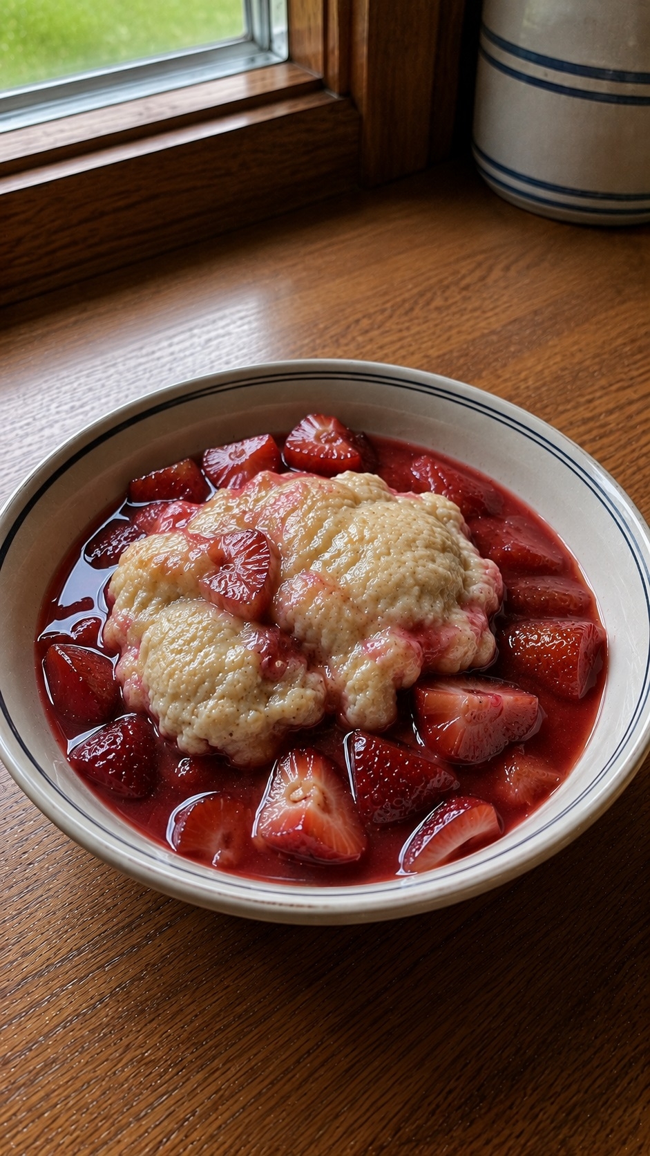 Recette : Grands-p�res aux fraises et sirop d'�rable.