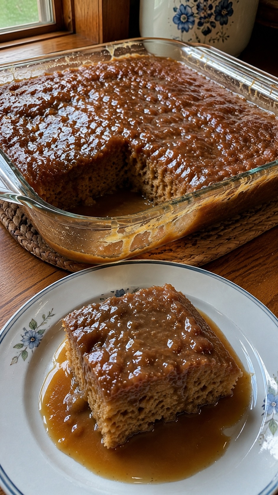 Ce pudding au sucre � la cr�me est un vrai r�gal.